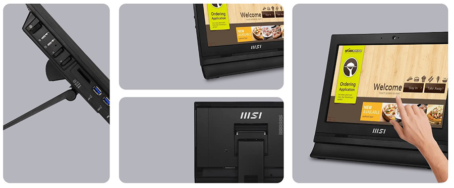 MSI PRO AP162T ADL-054EU Dokunmatik All In One Bilgisayar H4