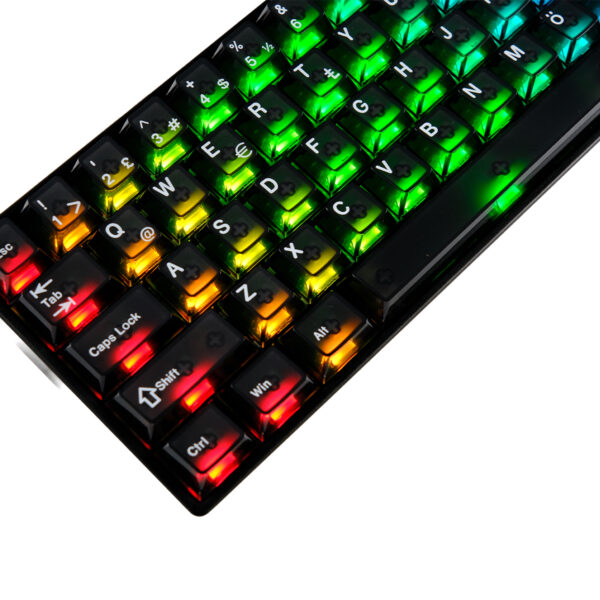 Akko Monsgeek Fun60 Pro Black Hall Effect Glare Manyetik Switch Rgb Kablosuz Hotswap Türkçe Mekanik Gaming Klavye 3