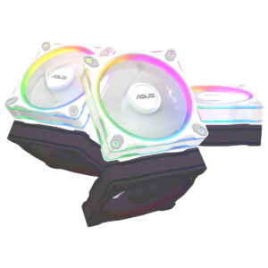Asus Prime Mr120 Argb 120mm Beyaz 3’lü Kasa Fanı 1