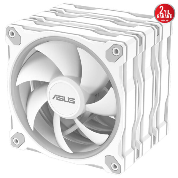 Asus Prime Mr120 Argb 120mm Beyaz 3’lü Kasa Fanı 8