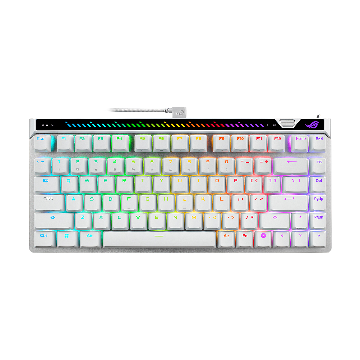 Asus Rog Falchion Ace 75 He White Gaming Klavye 1