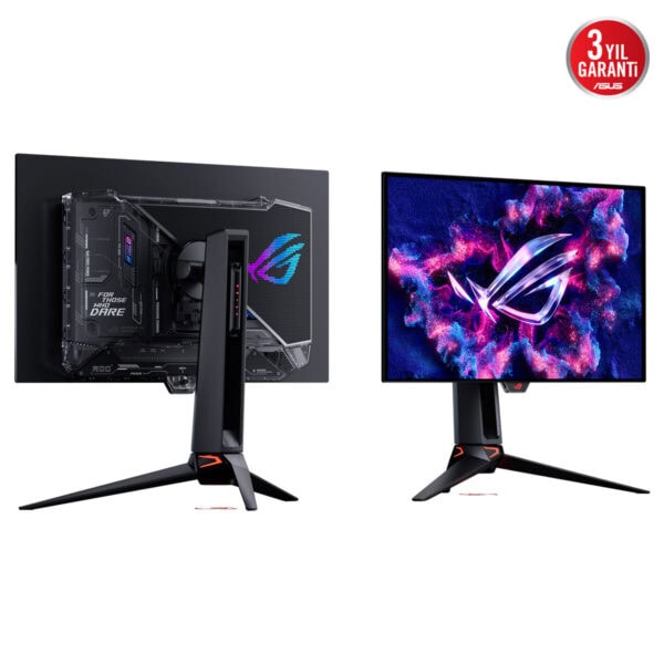 Asus Rog Swift Oled Pg27ucwm 26 5 Inc 480 Fhd 240hz 4k Uhd Dual Mode 0 03ms Adaptive Sync Woled Pivot Gaming Monitor Fc3
