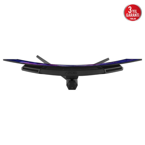 ASUS ROG Swift OLED PG34WCDN 34 inç kavisli OLED oyun monitörü, 360Hz yenileme hızı ve 0.03ms tepki süresi ile yüksek performans sağlar.