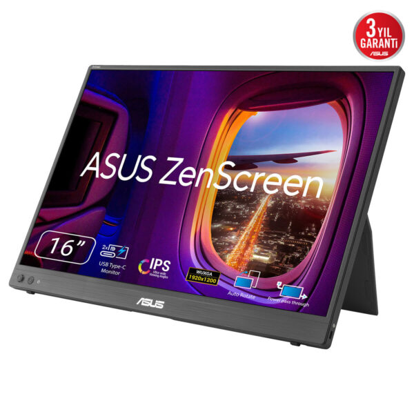 Asus Zenscreen Mb16fc 16 Inç 75hz 5ms Full Hd Ips Taşınabilir Monitör 2