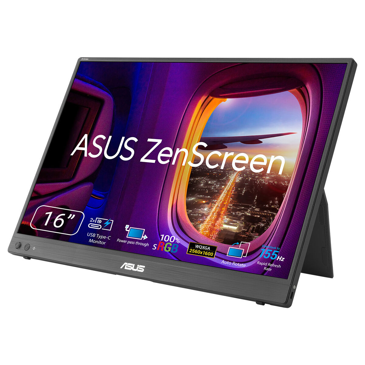 Asus Zenscreen Mb16ncg 16 Inç 155hz 5ms 2k Qhd Adaptive Sync Ips Taşınabilir Monitör 1