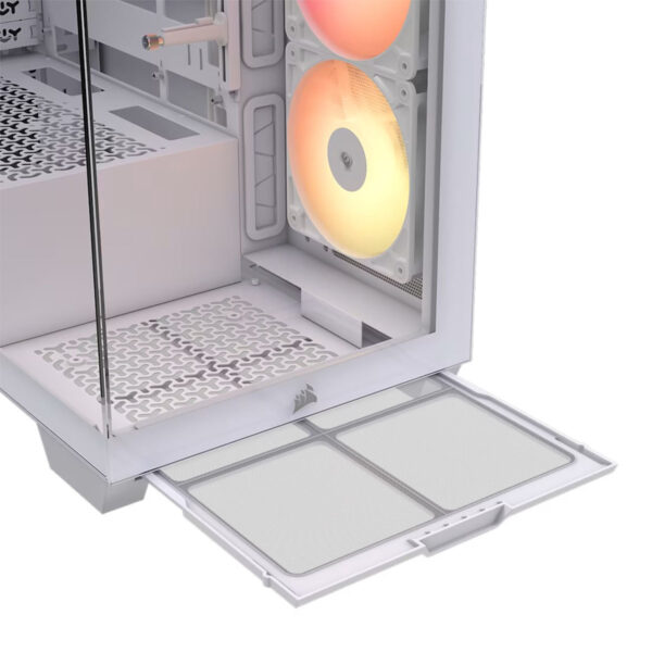 Corsair 3500x Rs R Beyaz 3x120mm Argb Fan Temperli Cam Usb 3.2 Mid Tower E Atx Gaming Kasa (cc 9011323 Ww) 9