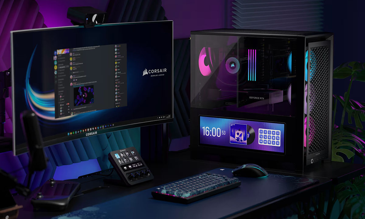 Corsair FRAME 4000D LCD RS Siyah Gaming Kasa – Savaş Üssünüzü Geliştirin