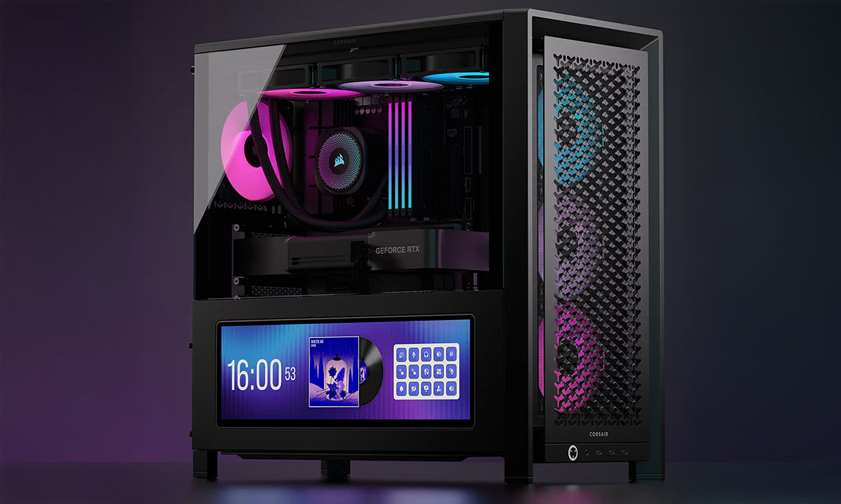 Corsair FRAME 4000D LCD RS Siyah Gaming Kasa – Savaş Üssünüzü Geliştirin, görsel 2