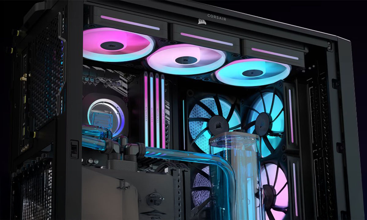 Corsair FRAME 4000D LCD RS Siyah Gaming Kasa – Modern Ön Panel G/Ç, görsel 6