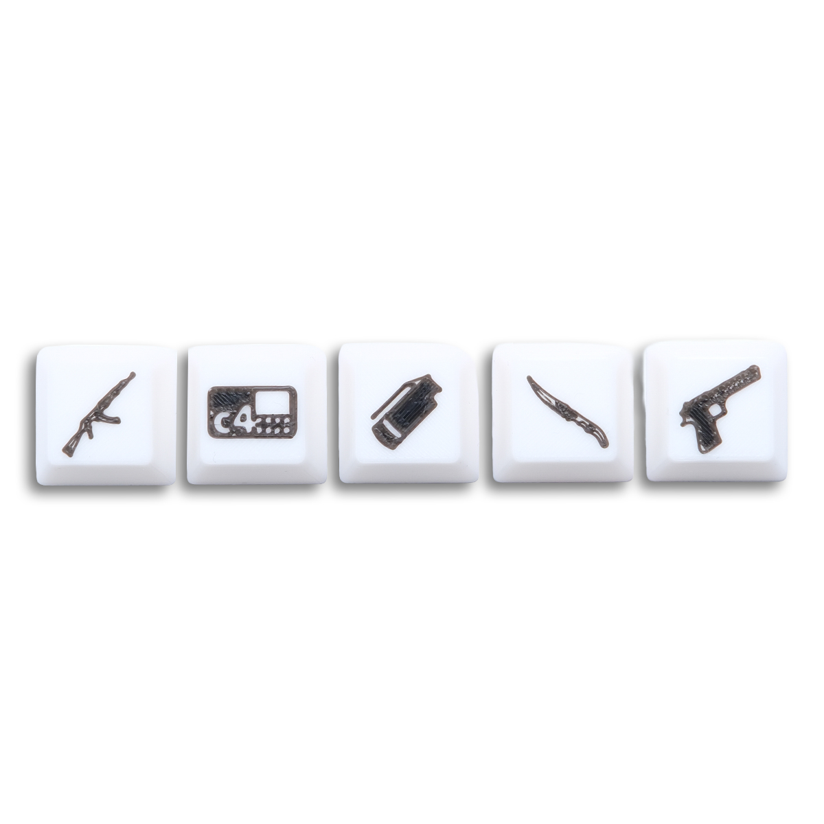 Counter Strike Temalı Custom Keycap Seti 1