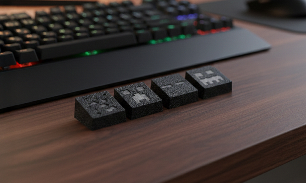 Minecraft Temalı Custom Keycap Seti 2