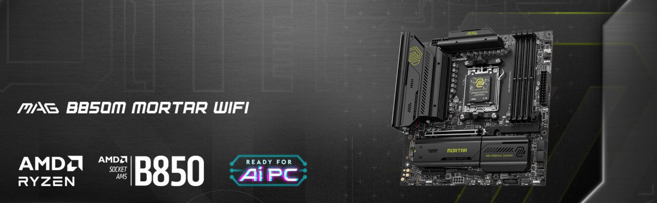 MSI MAG B850M MORTAR WIFI Anakart H1