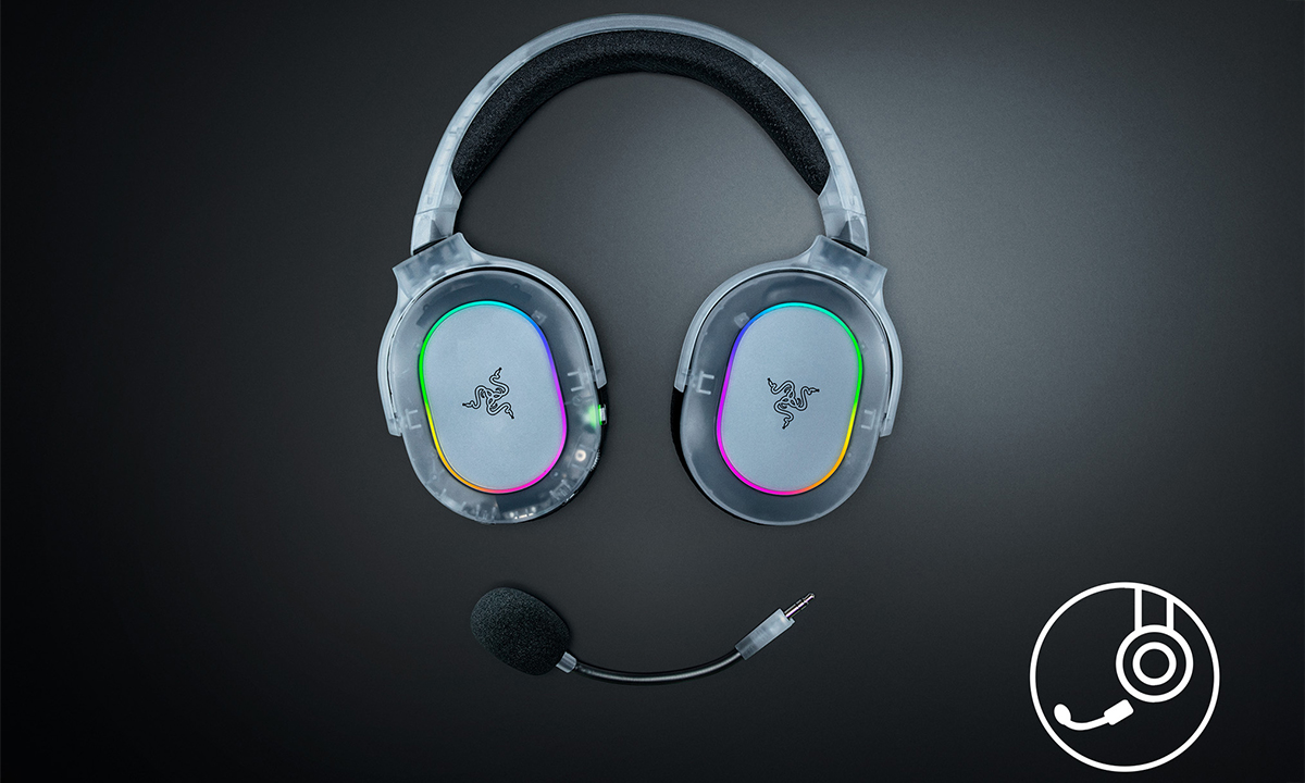 Çıkarılabilir Razer HyperClear Kardiyoit Mikrofon