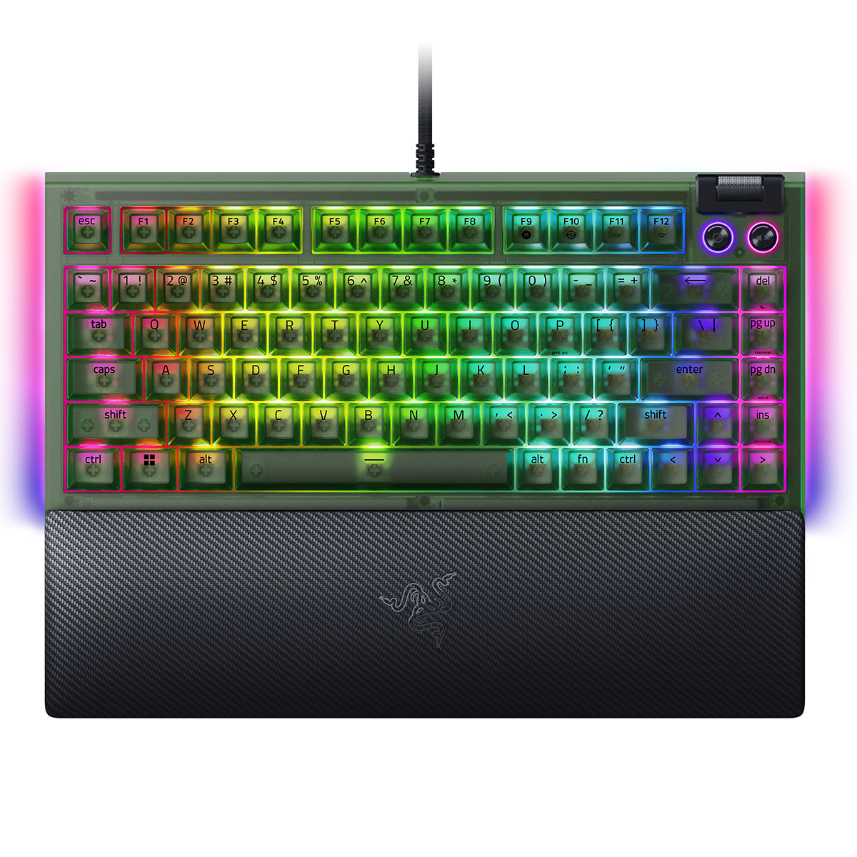 Razer Blackwidow V4 Phantom Green Edition Orange Gen 3 Switch 8k Hz Rgb Hotswap İngilizce Mekanik Gaming Klavye (rz03 05003300 R3m1) 1