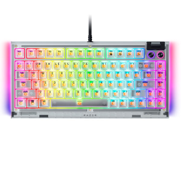 Razer Blackwidow V4 Phantom White Edition Orange Gen 3 Switch 8k Hz Rgb Hotswap İngilizce Mekanik Gaming Klavye (rz03 05003500 R3m1) 5