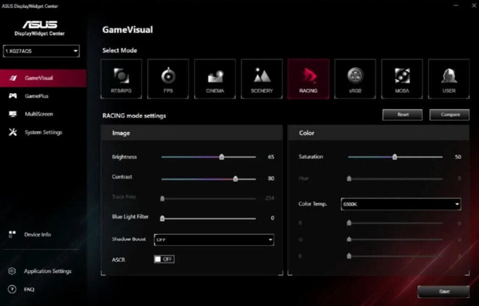 ROG Strix 5K XG27JCG ASUS ROG Strix XG27JCG 27 inç 180Hz 5K 0.3ms 330Hz 2K QHD Dual Mode Adaptive Sync Fast IPS Pivot Gaming Monitör h11