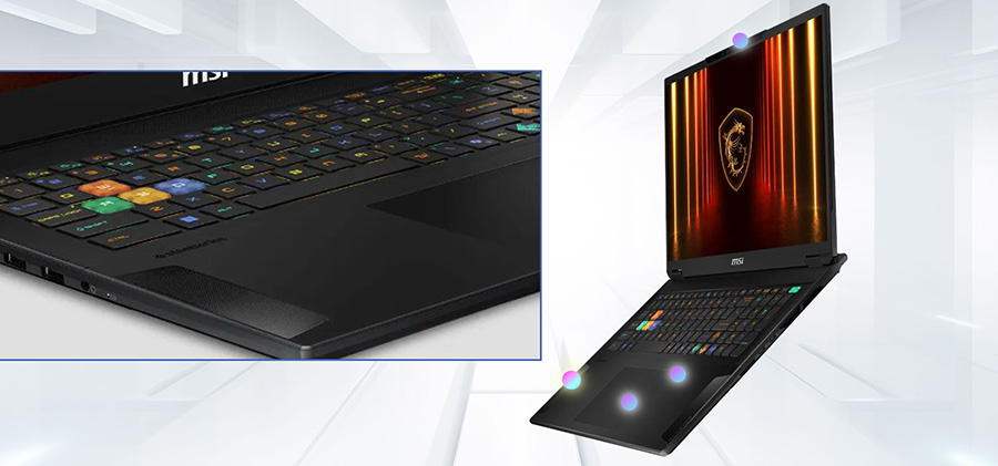 MSI STEALTH 18 HX AI A2XWHG-024TR Gaming Laptop – Hoparlör Izgarası
