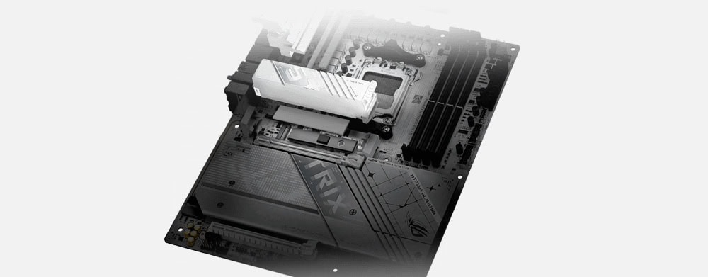 ROG Strix X870-A Gaming WiFi ASUS ROG Strix X870-A Gaming WiFi DDR5 Anakart, AM5 soket, M.2 ve HDMI çıkışlarıyla yüksek performans ve oyun odaklı tasarım.