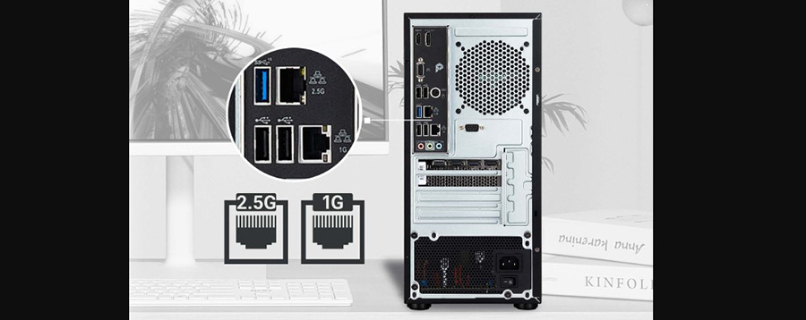 MSI PRO DP180 14A-059BEU Masaüstü Bilgisayar – 2.5G ve 1G LAN Desteği