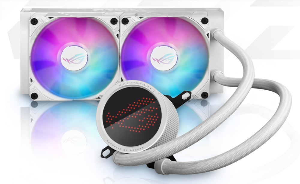 ROG RYUO III 240 ARGB WHITE EDITION ROG RYUO III 240 ARGB WHITE EDITION