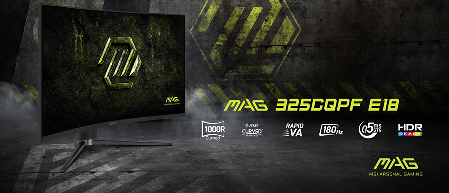 MSI MAG 325CQPF E18 Gaming Monitör – görsel 2