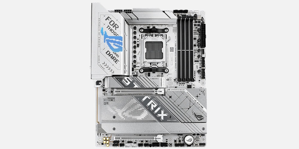 ROG Strix X870-A Gaming WiFi ASUS ROG Strix X870-A Gaming WiFi DDR5 Anakart, AM5 soket, M.2 ve HDMI çıkışlarıyla yüksek performans ve gelişmiş bağlantı özellikleri sunar.