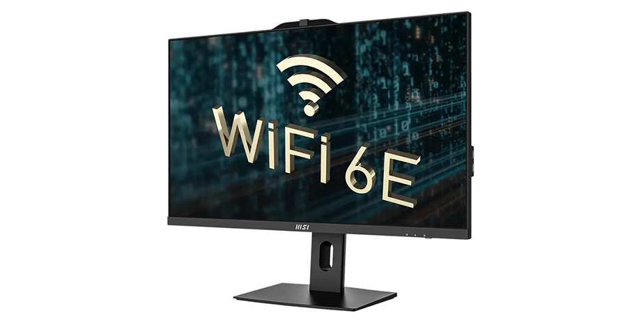 MSI PRO AP272P 14M-1033XTR All In One Bilgisayar – 3 KATA kadar daha yüksek Gigabit hızları - %75’e kadar daha düşük gecikme