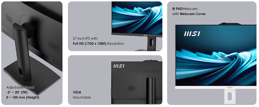 MSI PRO AP272P 14M-1033XTR All In One Bilgisayar – görsel 3