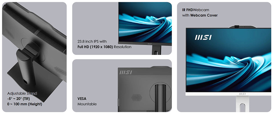 MSI PRO AP242P 14M-1020XTR All In One Bilgisayar – görsel 3