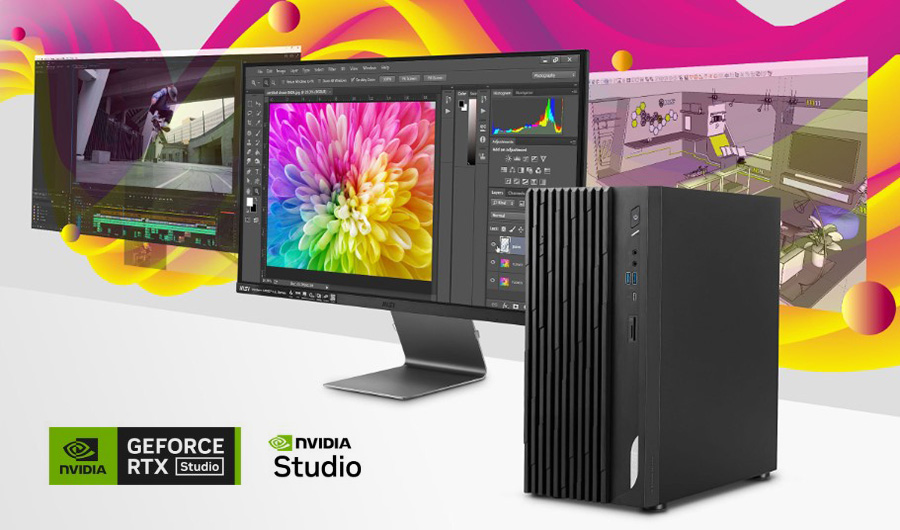 MSI PRO DP180 14A-059BEU Masaüstü Bilgisayar – Sizin Fikirleriniz, ama daha hızlı - NVIDIA Studio