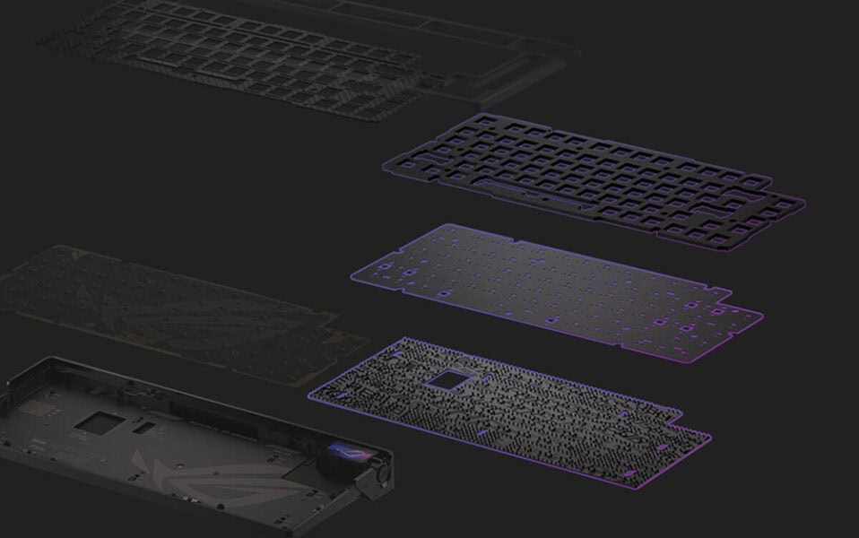 ROG Azoth Extreme ASUS ROG Azoth Extreme ROG NX Snow Switch 8K Hz RGB Kablosuz Mekanik Gaming Klavye detaylı yapısı ve aydınlatma özellikleriyle öne çıkıyor.