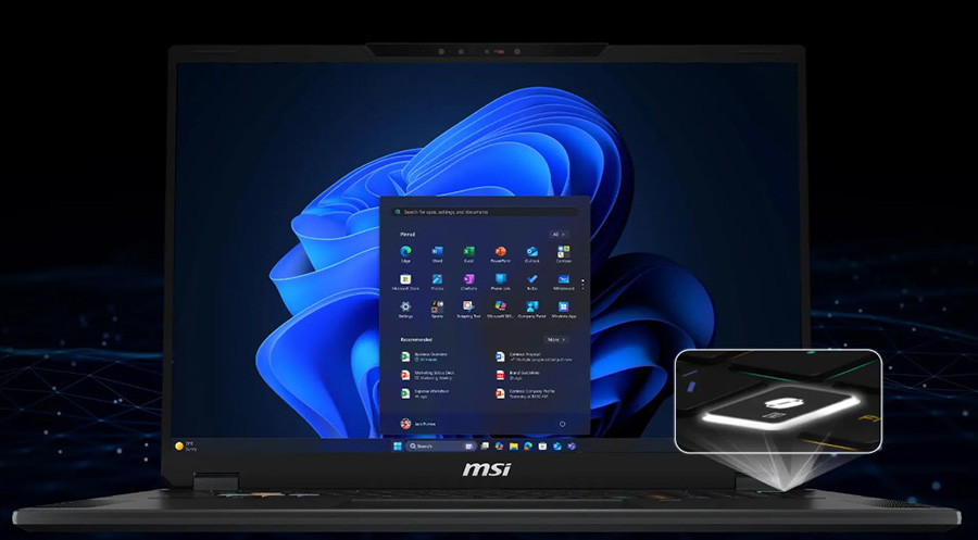 MSI STEALTH 18 HX AI A2XWHG-024TR Gaming Laptop – Copilot