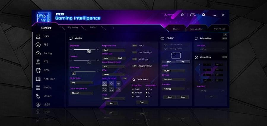 MSI MAG 322URDF E16 31.5 inç Gaming Monitör – GAMING INTELLIGENCE UYGULAMASI