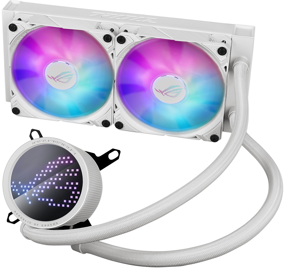 ROG RYUO III 240 ARGB WHITE EDITION ROG RYUO III 240 ARGB WHITE EDITION