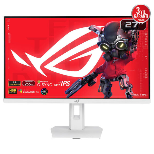 Asus Rog Strix Xg27acmes W 27 Inç 255hz 0.3ms 2k Qhd Adaptive Sync Fast Ips Pivot Gaming Monitör 2