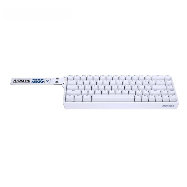 Fantech Mk811 Atom He68 White Magnetic Emerald Switch 8k Hz Hall Effect İngilizce Mekanik Gaming Klavye 2