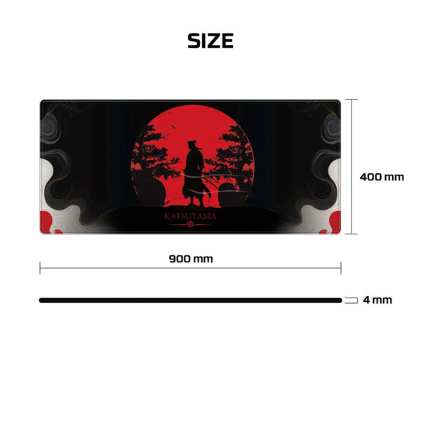 Fantech Mp905 Ato Katsuyama 90x40cm 4mm Kaydırmaz Kauçuk Taban Mouse Pad 3