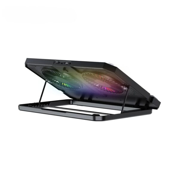 Fantech Nc21 Rgb 2 Fanlı 8 Kademeli Yükseklik Ayarı Notebook Soğutucu Stand 3