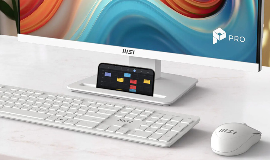 MSI PRO MP241W E14V 23.8 inç Beyaz Monitör – Aksesuar Yuvası