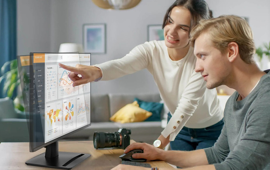 MSI PRO MP272 E14C 27 inç. IPS Monitör – Gün Boyu Verimli Çalışmak İçin Ergonomik Tasarım
