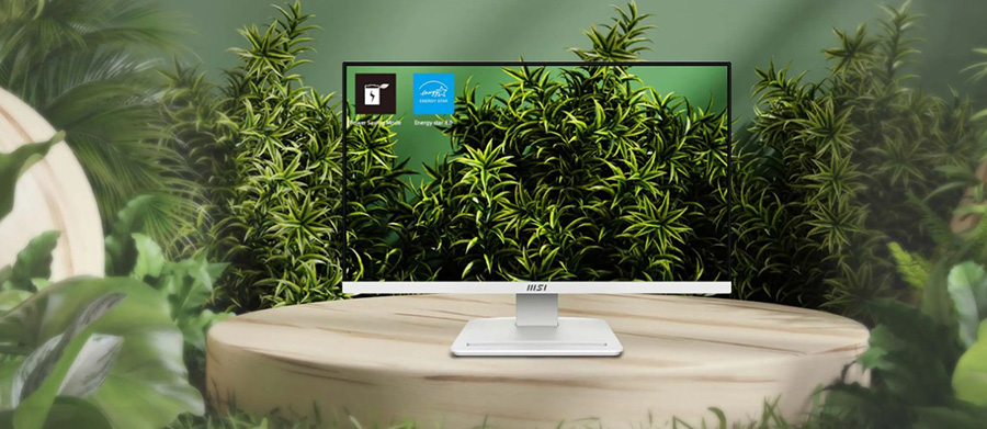 MSI PRO MP241W E14V 23.8 inç Beyaz Monitör – Güç Tasarruflu Ürün