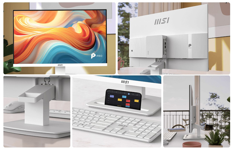 MSI PRO MP241W E14V 23.8 inç Beyaz Monitör – Modern Profesyoneller İçin Üretildi