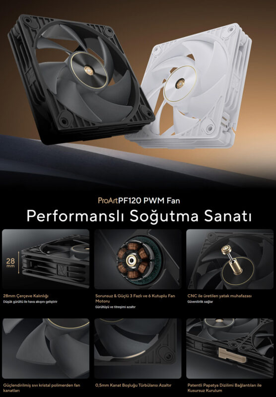 PROART PF120 FAN 3IN1 - BEYAZ PROART PF120 FAN 3IN1 - BEYAZ