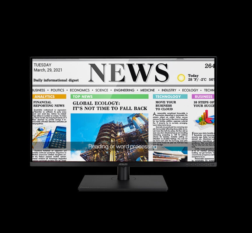ProArt Display PA328CGV ASUS ProArt Display PA328CGV 32 inç profesyonel monitör, 165Hz yenileme hızı ve 2K WQHD çözünürlük ile yüksek performans sağlar. IPS panel, pivot özelliği ve FreeSync desteği ile renk doğruluğu ve gen.