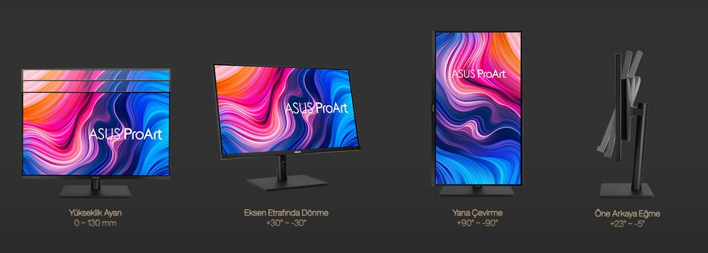 ProArt Display PA328CGV ASUS ProArt Display PA328CGV 32 inç 165Hz 2K WQHD IPS monitör, yüksek renk doğruluğu ve geniş görüş açısıyla profesyonel tasarım ve içerik üretimi için ideal.