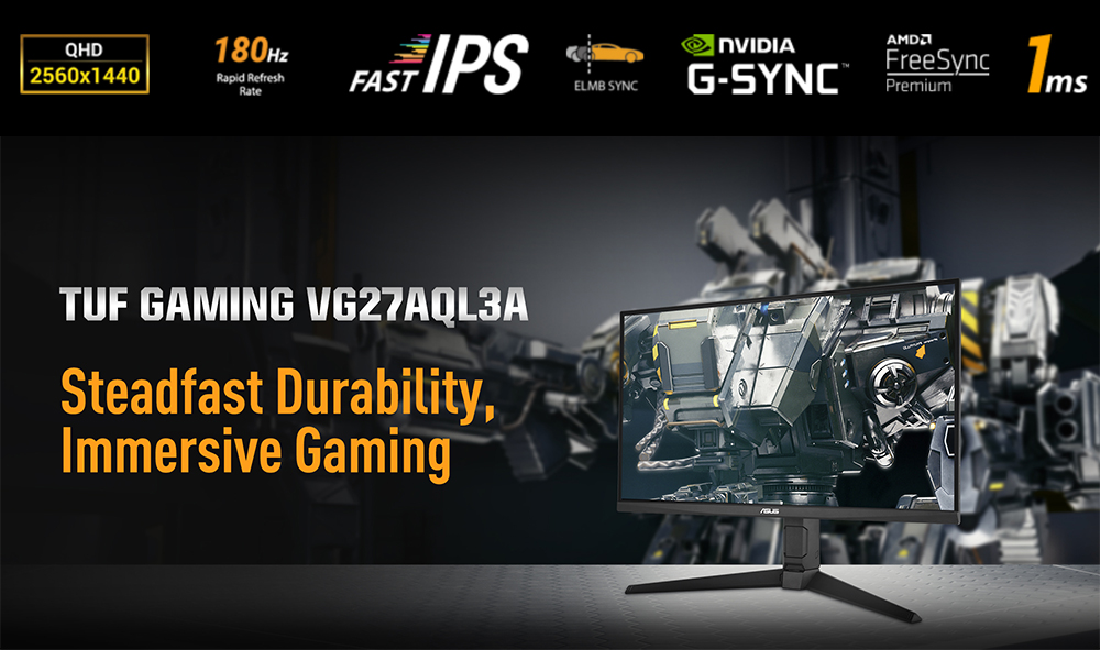 ASUS TUF Gaming VG27AQL3A Gaming Monitör H4