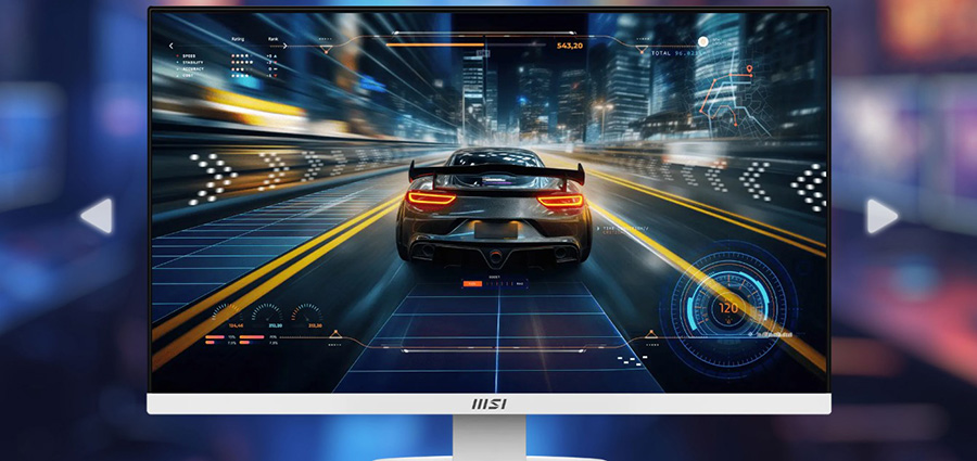 MSI PRO MP241W E14V 23.8 inç Beyaz Monitör – görsel 4