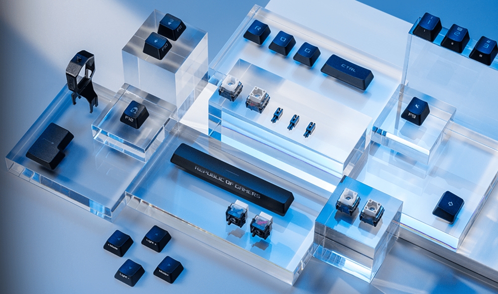 ROG PBT Doubleshot Keycap Set for ROG RX Switches ROG PBT Doubleshot Keycap Set for ROG RX Switches