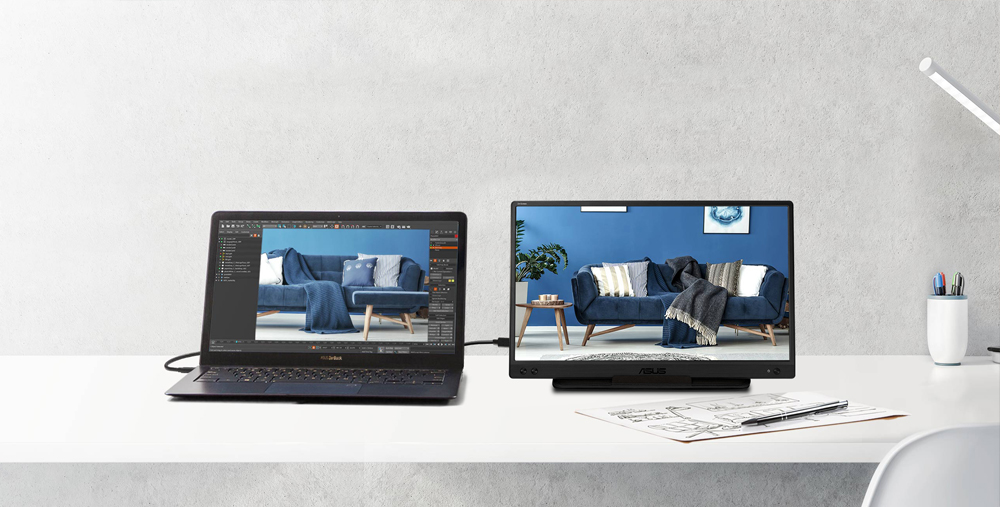 ASUS ZenScreen MB166C ASUS ZenScreen MB166C Monitör yh5