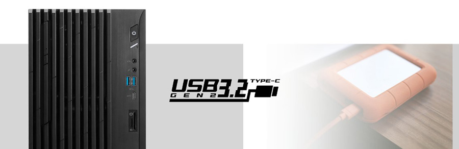 MSI PRO DP180 14A-878EU Masaüstü Bilgisayar – Ters çevrilebilir Type-C ve USB 3.2 Gen 2